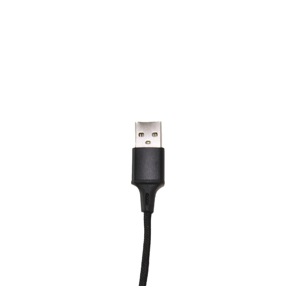 Cable 3 en 1 Moreka CB-046 3.1 A y Datos 1.2 M, Lightning, Tipo C, V89