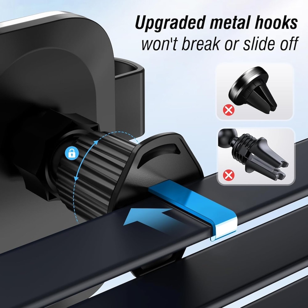 Soporte Automóvil Rendija Ventilación Rotación 360° Moreka3