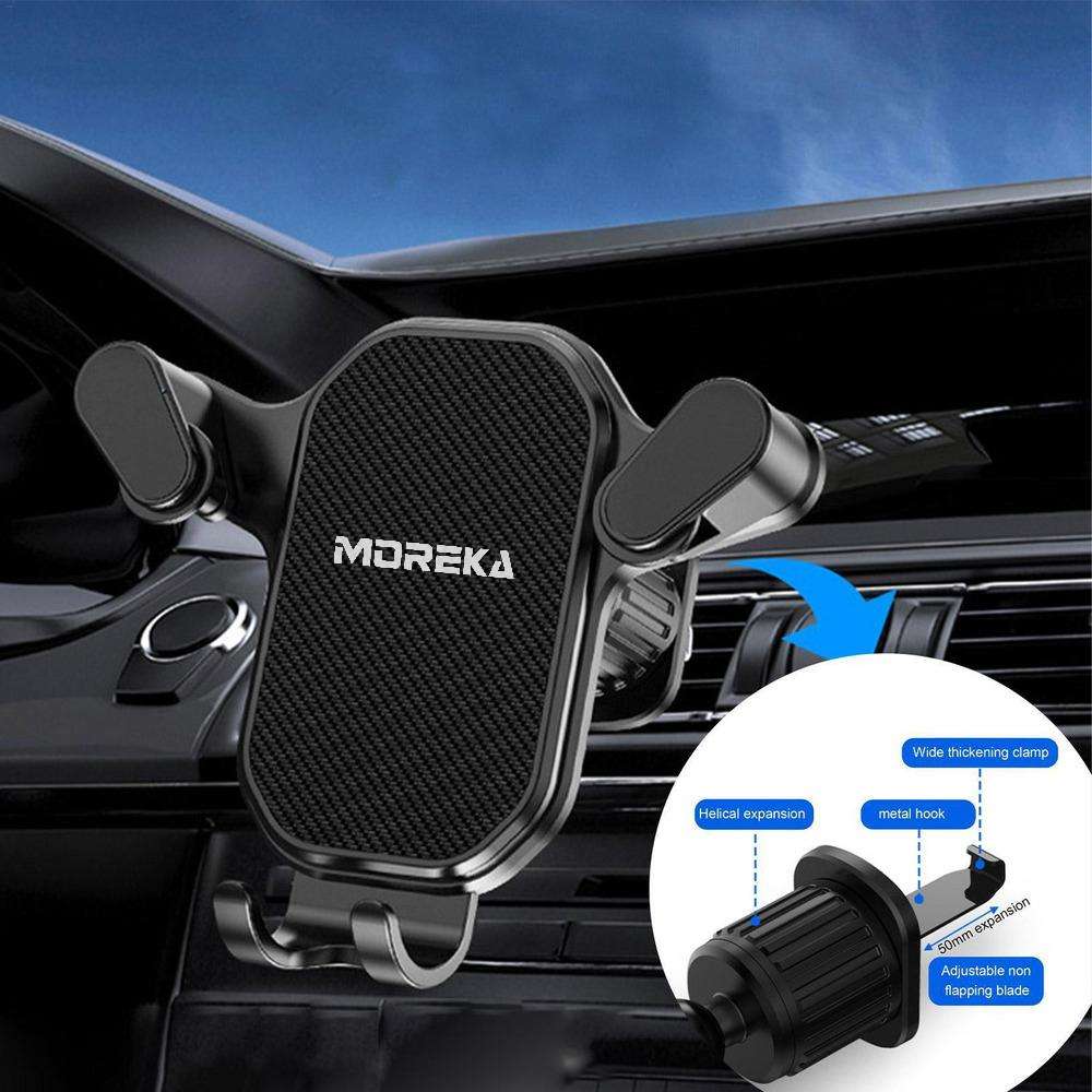 Soporte Automóvil Rendija Ventilación Rotación 360° Moreka Modelo MRT-9335