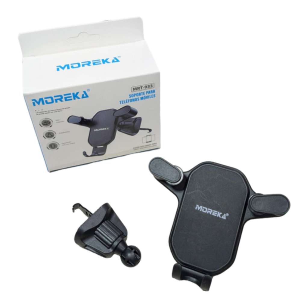 Soporte Automóvil Rendija Ventilación Rotación 360° Moreka Modelo MRT-9333