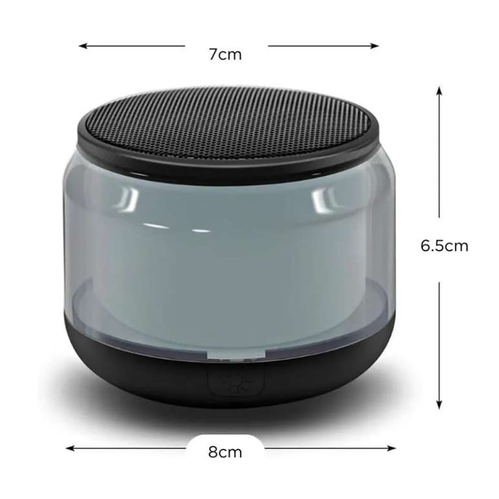 Bocina MS300 5W 5000mAh 4-5 hrs de bateria Bluetooth luz RGB recargable10