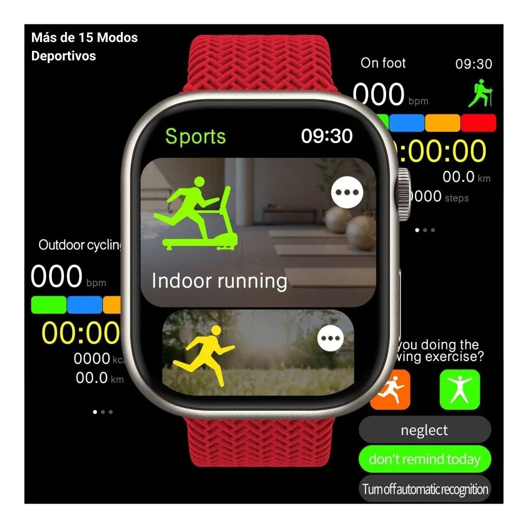 Smart Watch Moreka MSK16  Bluetooth  IPX67 3 Correas nailon8