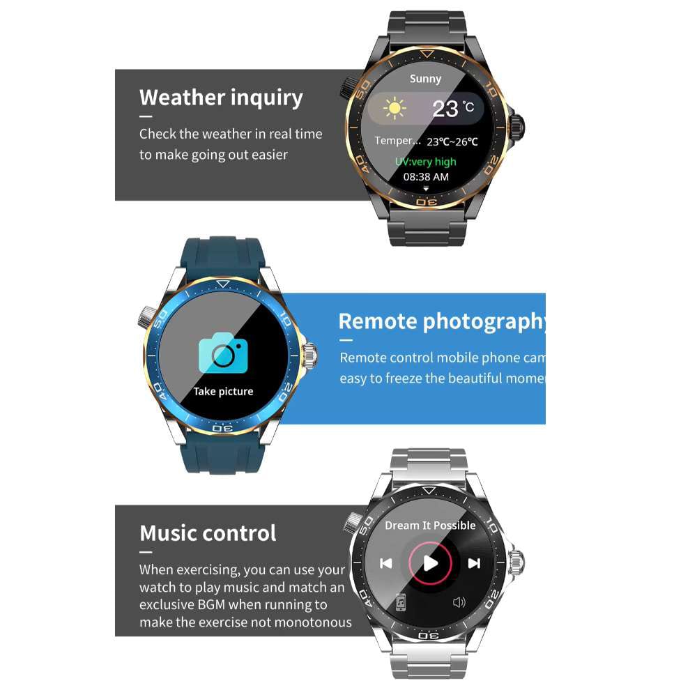 Smart Watch Moreka MSK30 pantalla amoled 400 mAh contra agua IPX677