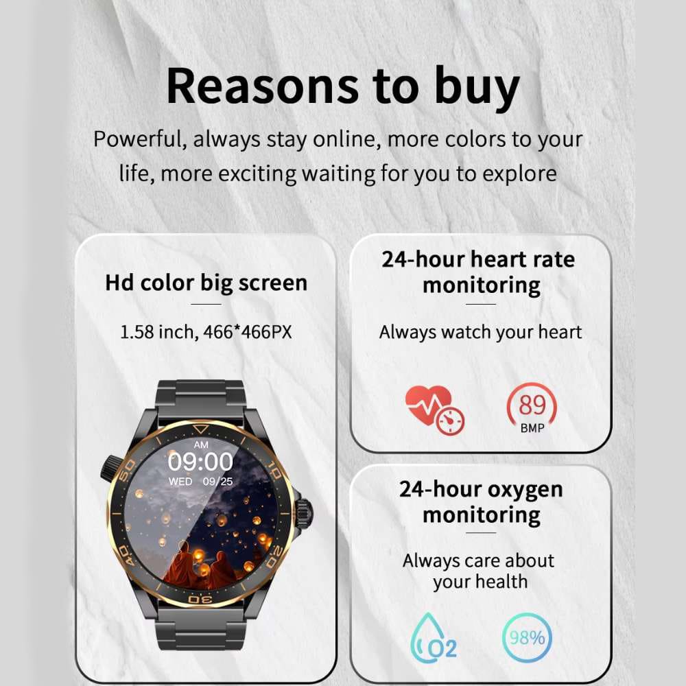 Smart Watch Moreka MSK30 pantalla amoled 400 mAh contra agua IPX6710