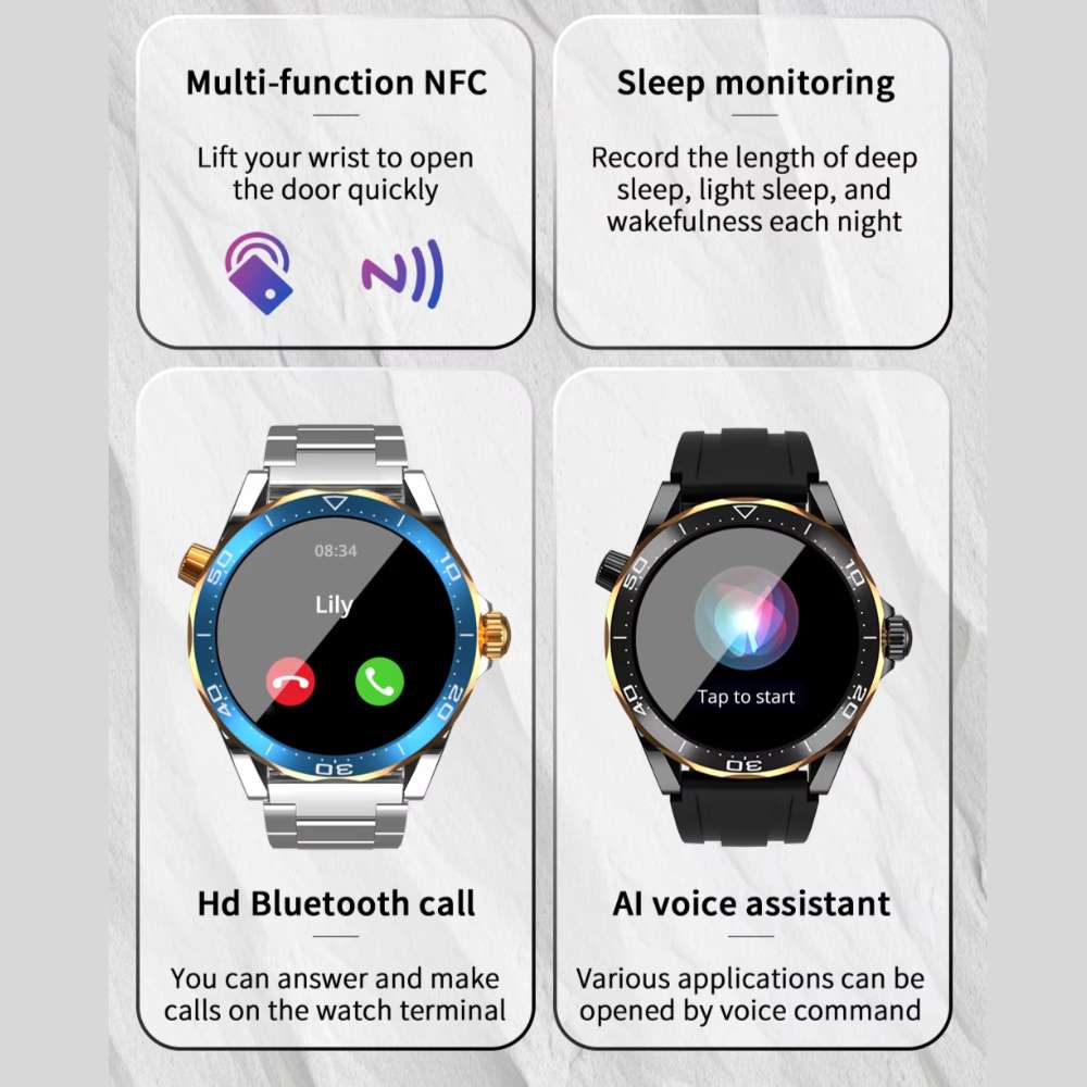Smart Watch Moreka MSK30 pantalla amoled 400 mAh contra agua IPX679
