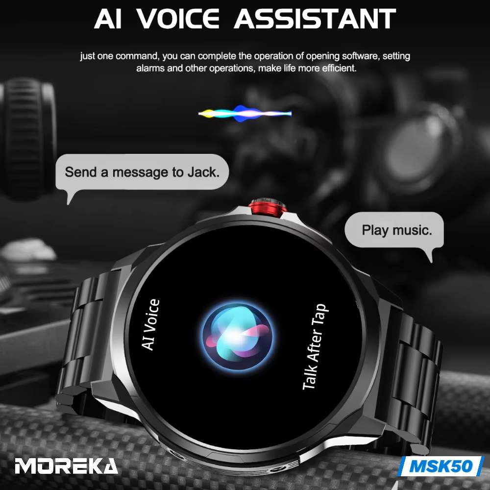 Smart Watch Moreka MSK50 amoled 700mAh contra agua IPX674