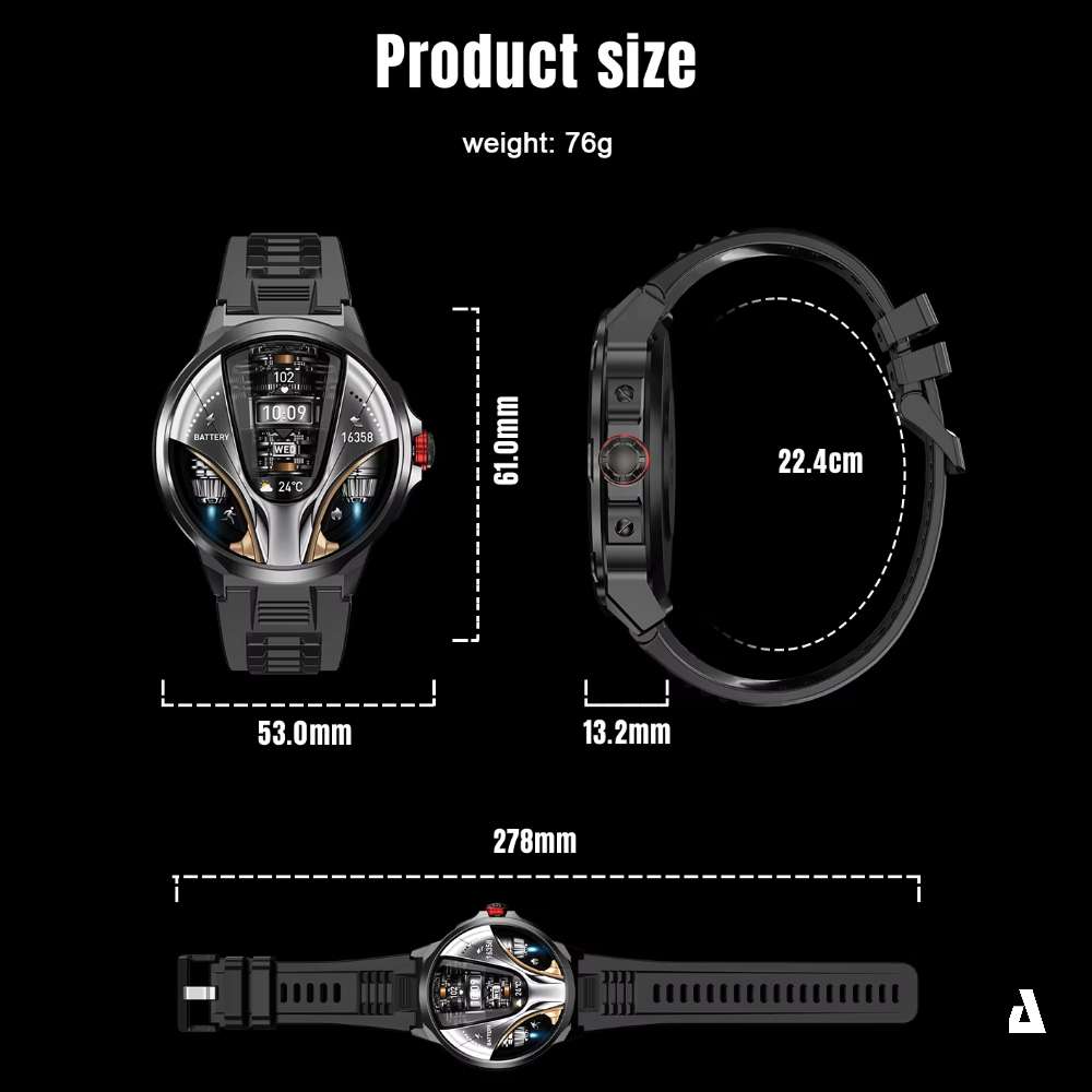 Smart Watch Moreka MSK50 amoled 700mAh contra agua IPX677