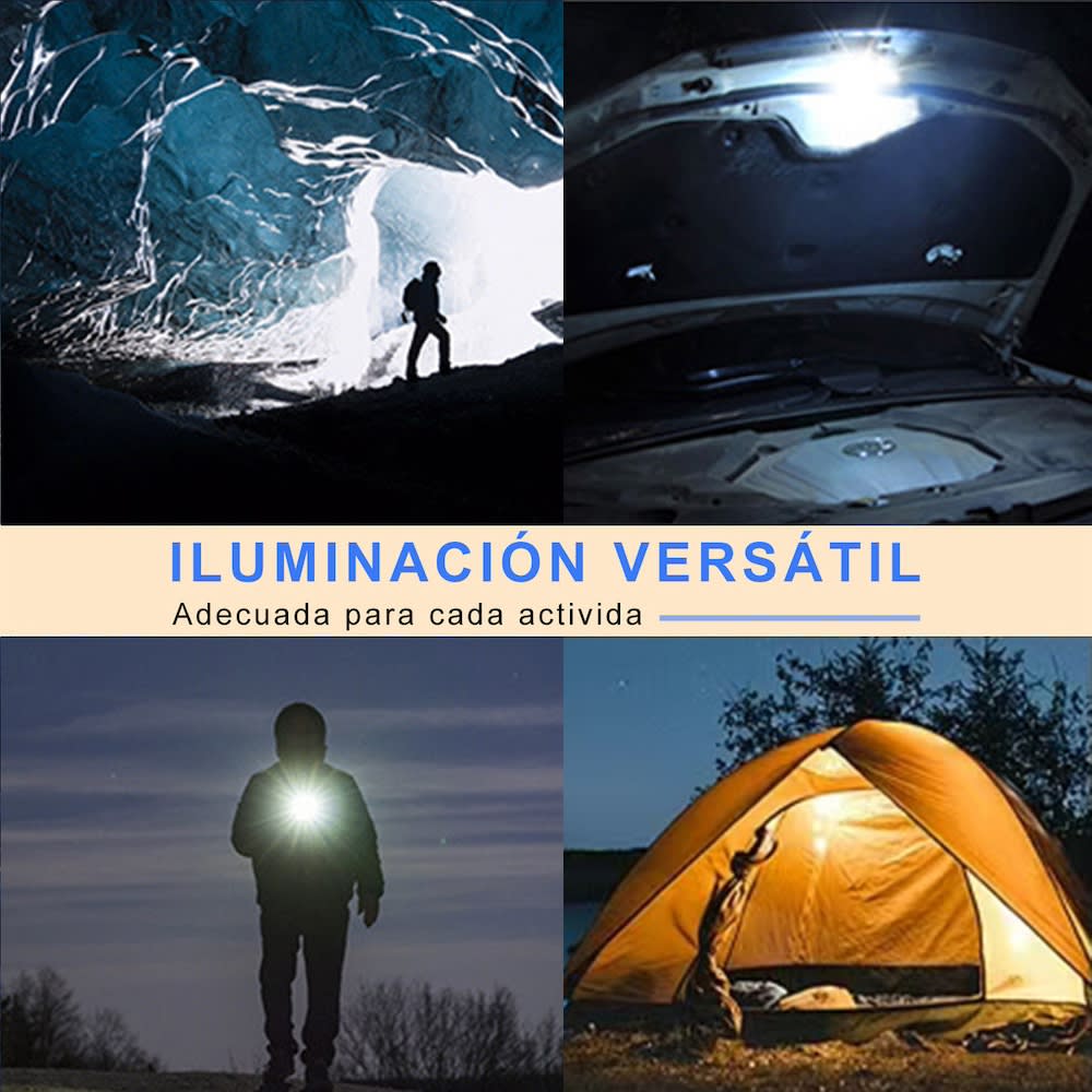 Lampara Táctica Recargable Usb Laser 20W 8800mAh / 4.2V  Moreka MT-0268