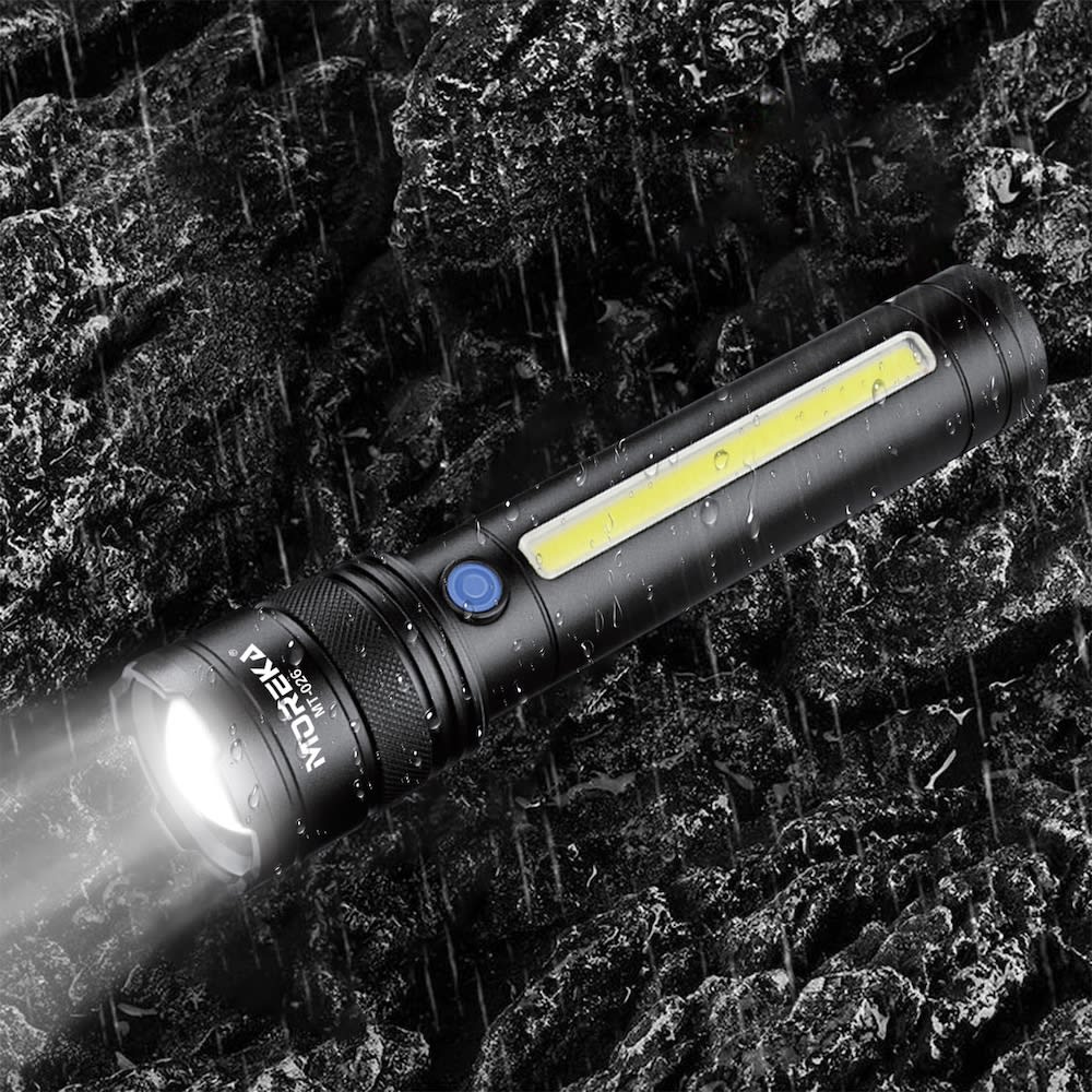 Lampara Táctica Recargable Usb Laser 20W 8800mAh / 4.2V  Moreka MT-0263