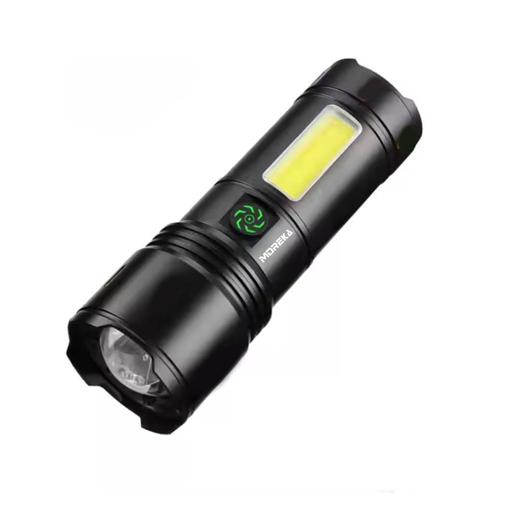 Linterna táctica recargable 2400mAh 3000 metros de distancia 0