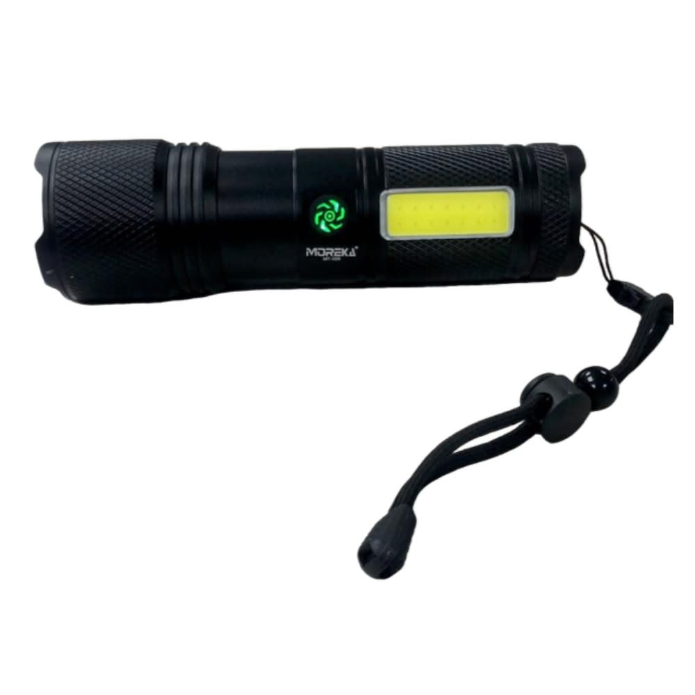 Linterna tactica metalica recargable 2400mAh TG+COB 3000 metros de distancia MT-0252