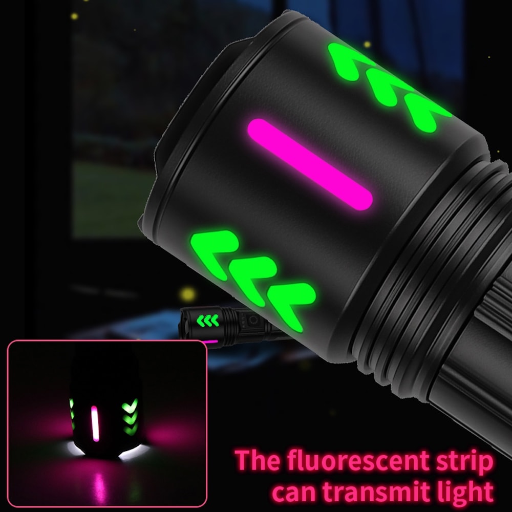 Lampara Táctica Recargable Laser 20W 8800mAh Moreka MT-0324