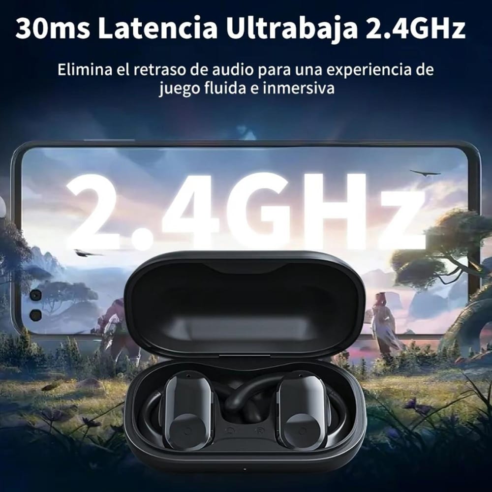 Audífonos OWS2 Cancelación Ruido 400mAh resistente al agua8