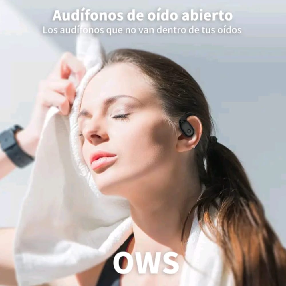Audífonos Bluetooth Conducción de Aire Cancelación de Ruido Sport 50mAh IPX4 G-TIDE OWS 83