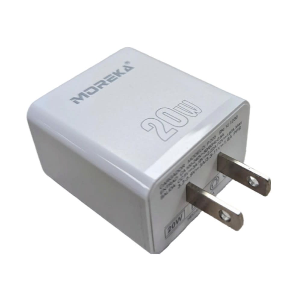 Cargador 20W Moreka P205 puerto tipo C Cubo2