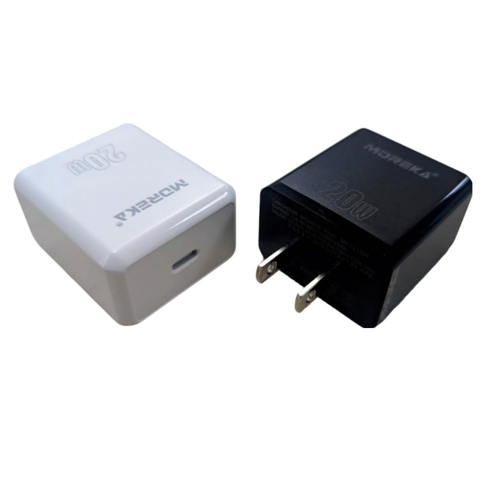 Cargador 20W Moreka P205 puerto tipo C Cubo7