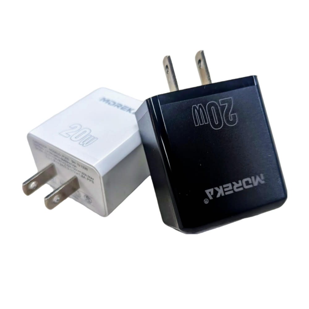 Cargador 20W Moreka P205 puerto tipo C Cubo6