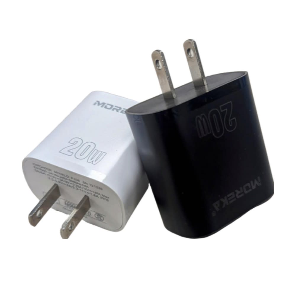 Cargador 20W Moreka P208 puerto tipo C Cubo6