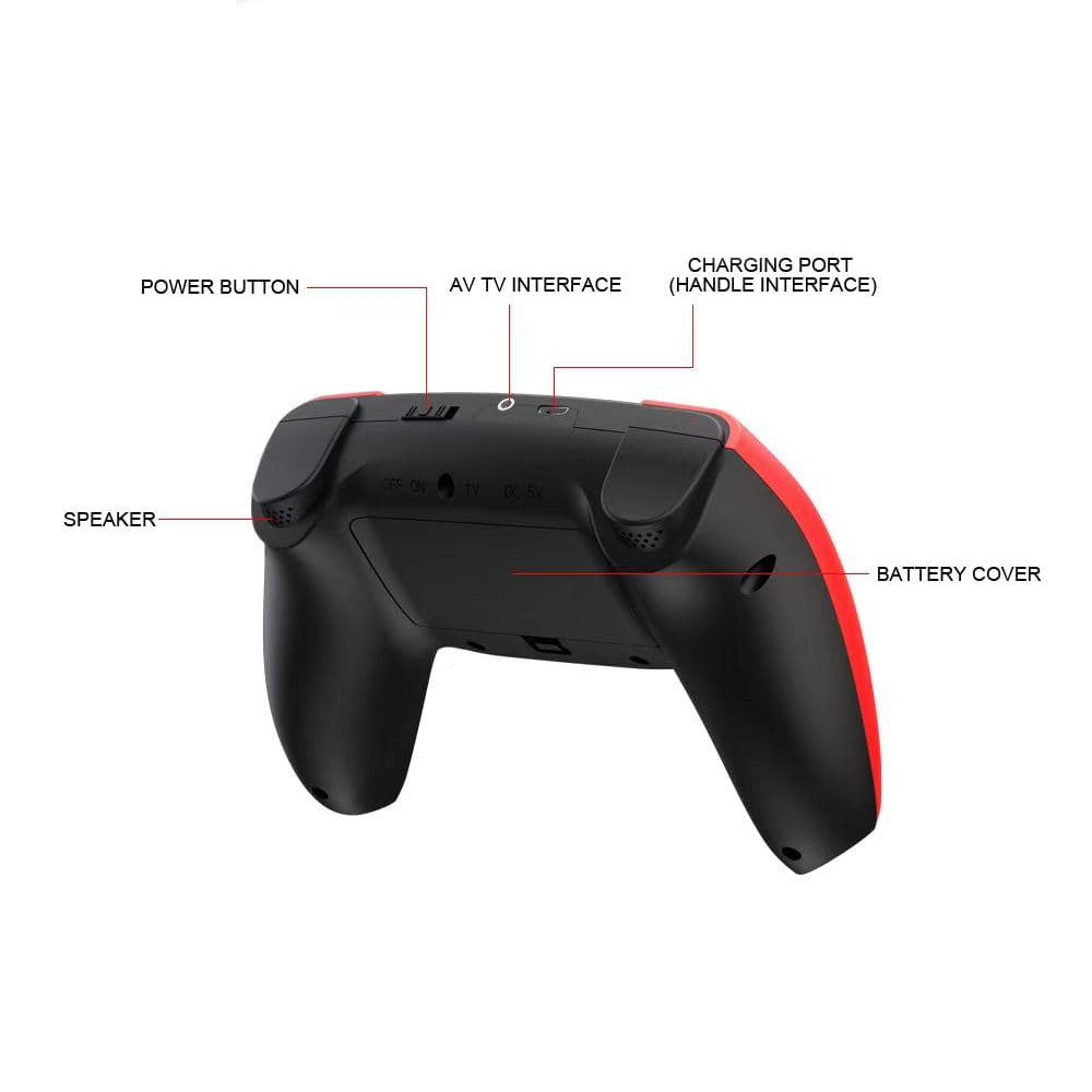 Consola de Videojuegos Portátil  P5 LCD TFT de 2.8 control adicional9