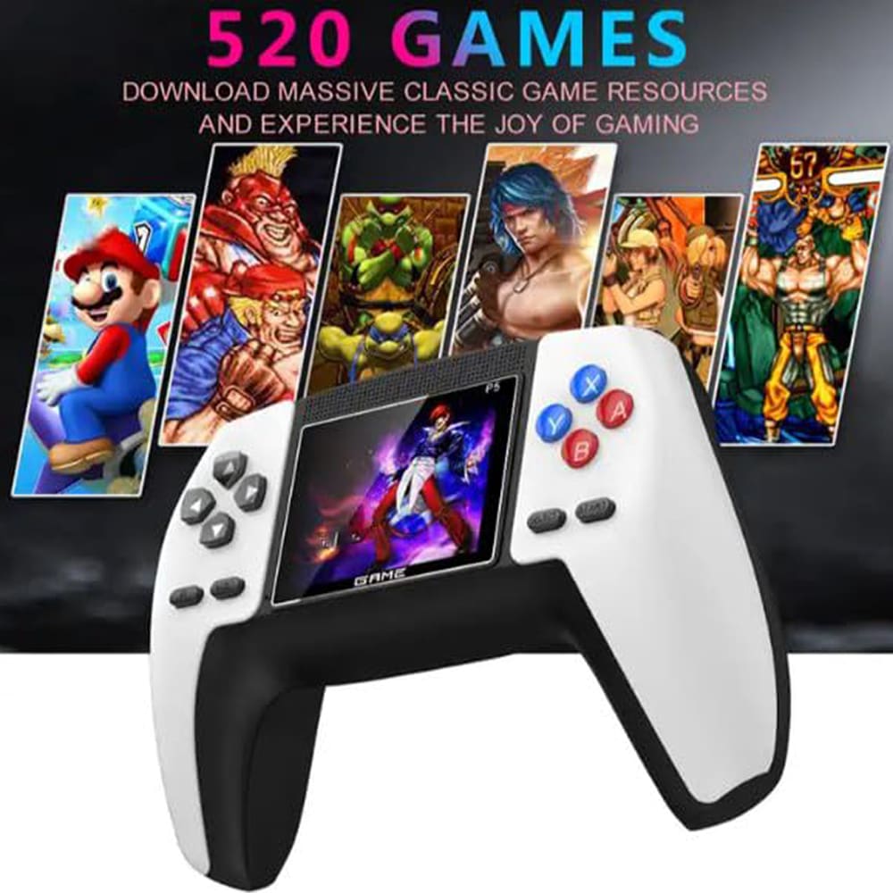 Consola de Videojuegos Portátil P5 LCD TFT de 2.8 control adicional5