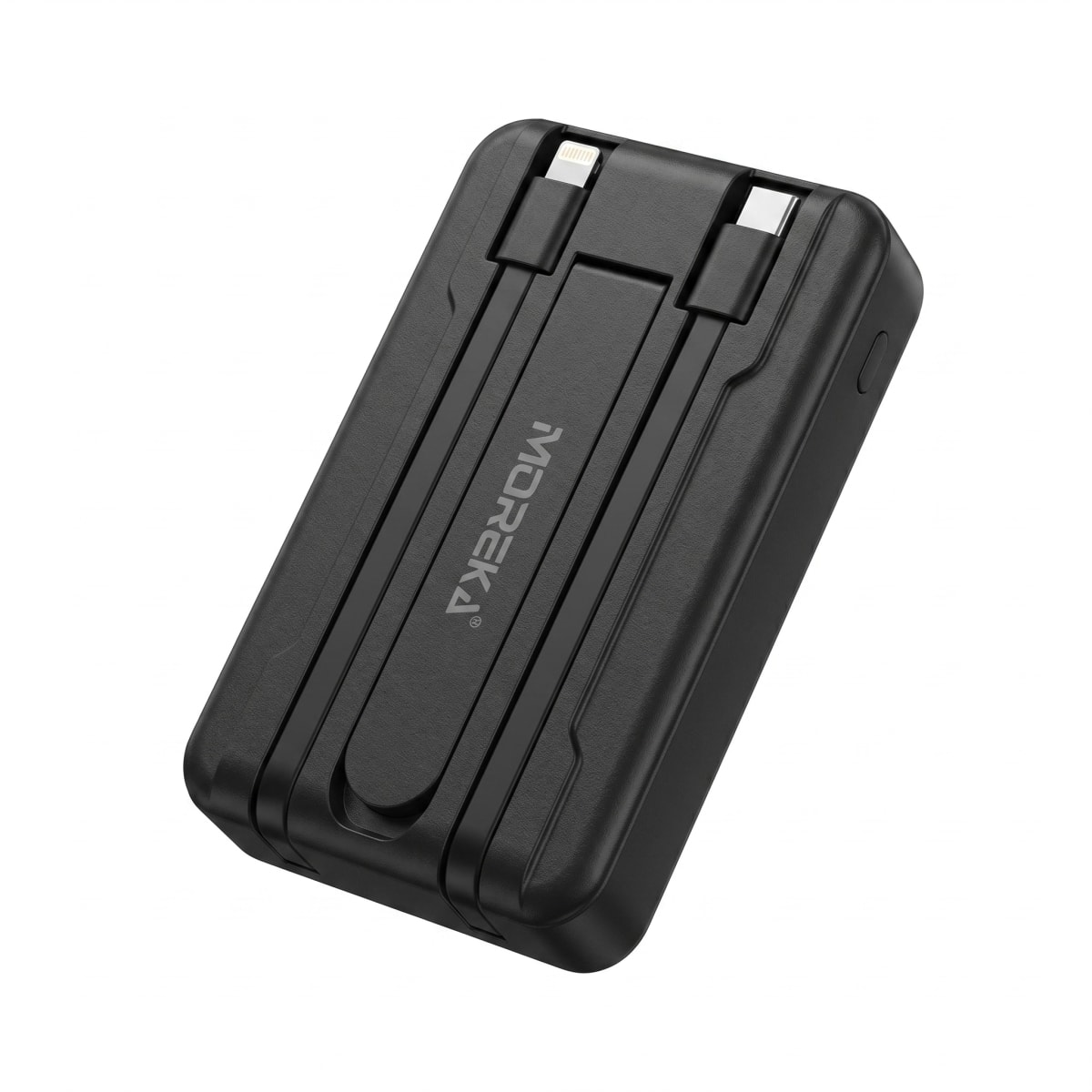 Power Bank Magnético Moreka K112 10000mAh 22.5W con Cable Lightning y Tipo-C Integrados Carga Inalámbrica 15W, Modo Baja Corriente2