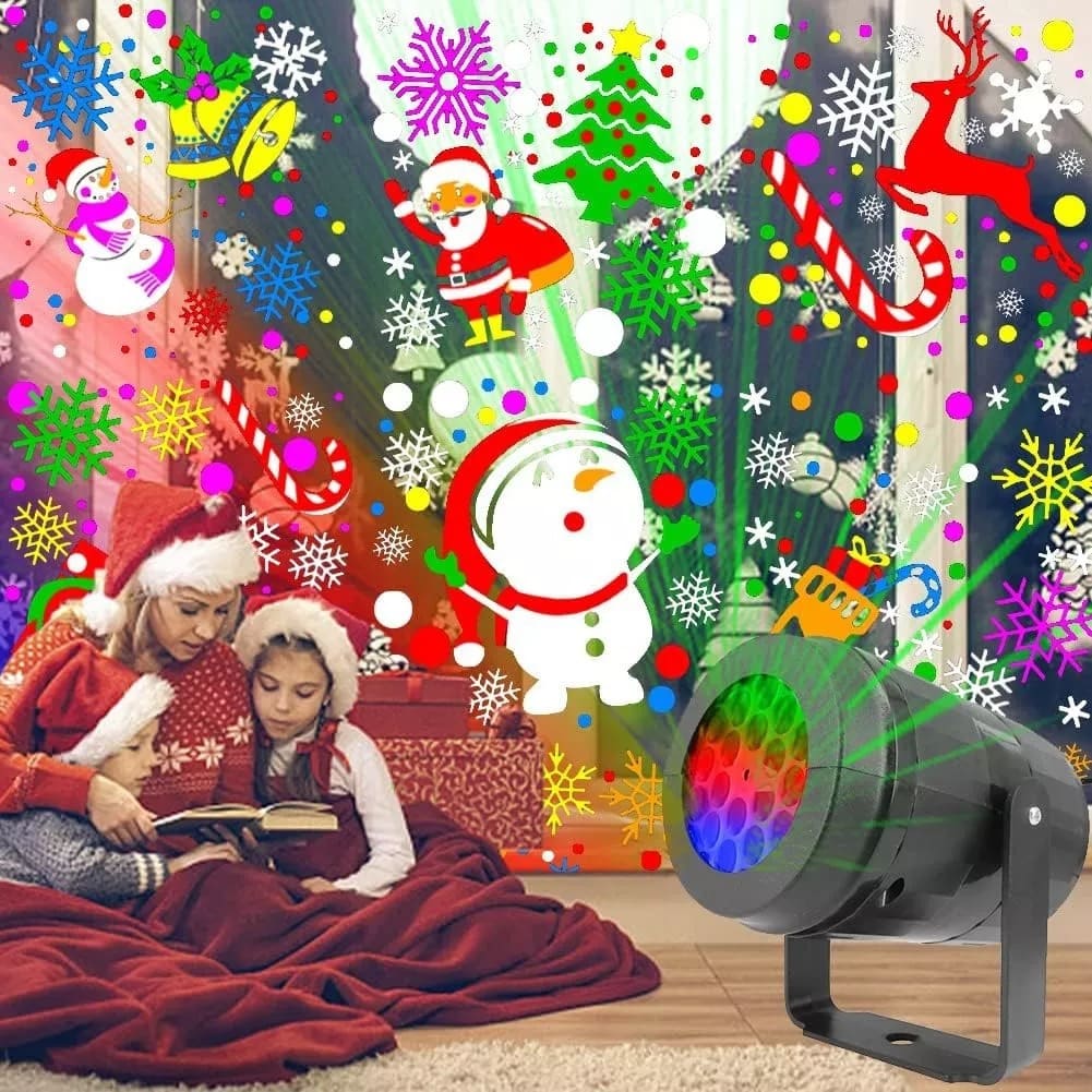 Proyector Láser Led Navidad 16 Diapositivas W886-3-16B5