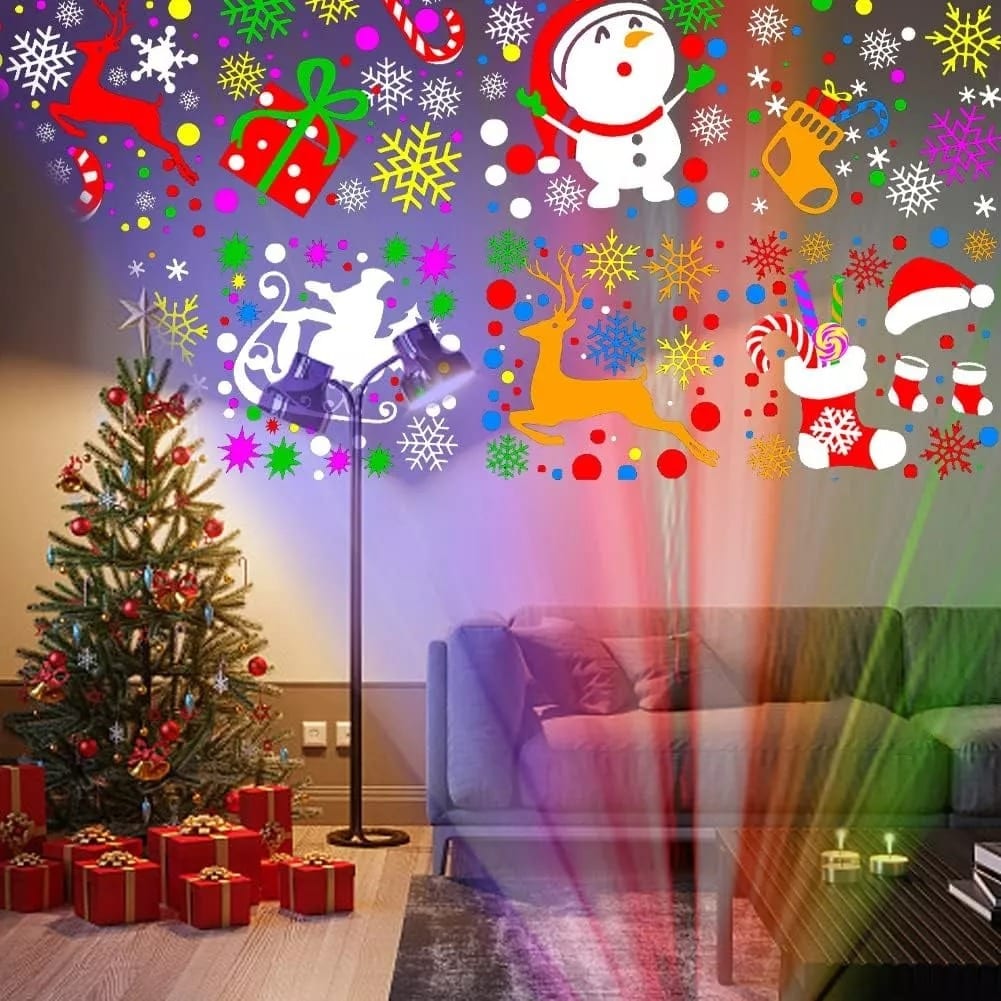 Proyector Láser Led Navidad 16 Diapositivas W886-3-16B3