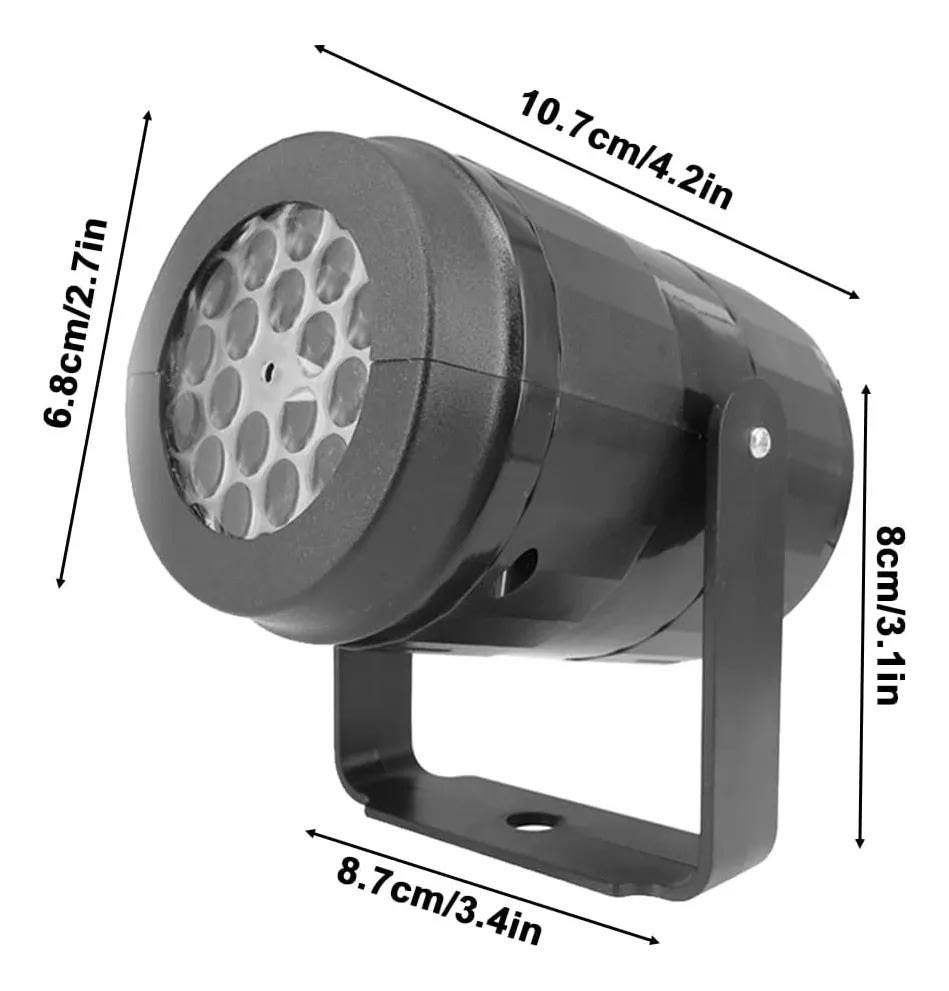 Proyector Láser Led  Navidad 16 Diapositivas W886-3-16B8