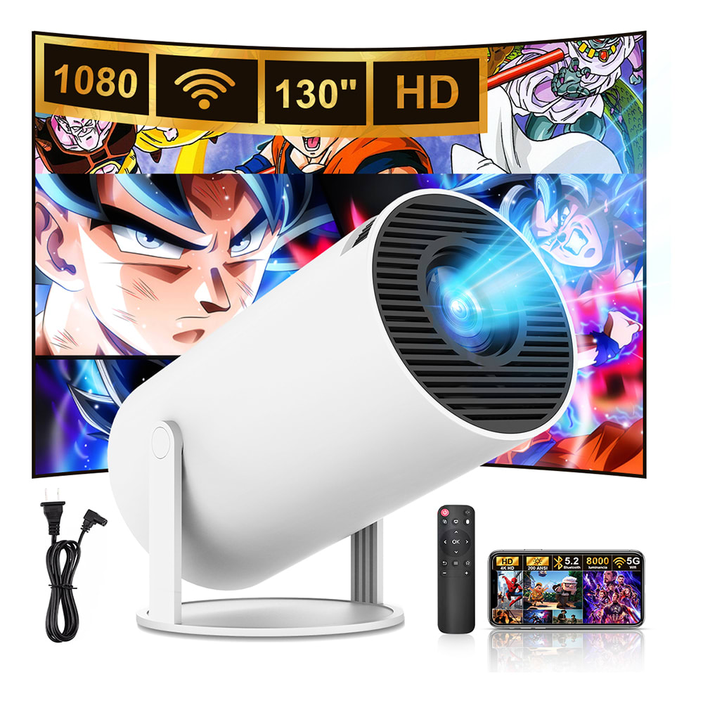 Proyector Profesional Android 4k Hd Wifi Smart Tv Portatil Bluetooth 110v/220v HY300 0