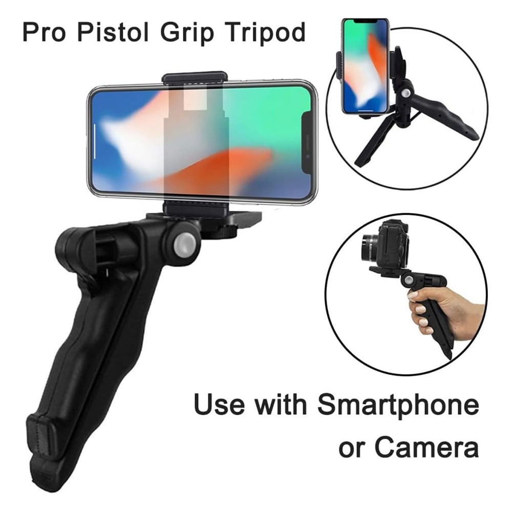 Soporte Celular Videoblog Set Tripie Con Luz Led Microfono PY-495