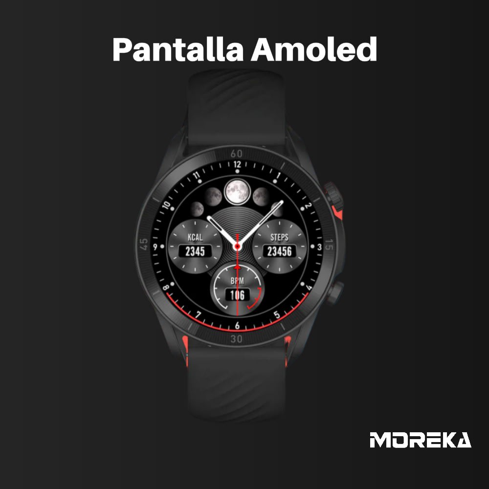 Smart Watch Moreka R01 pantalla amoled 330mAh contra agua IPX683