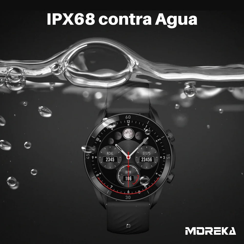 Smart Watch Moreka R01 pantalla amoled 330mAh contra agua IPX685