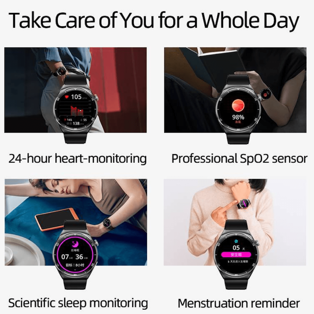 Smart Watch Moreka R02 pantalla amoled 330mAh contra agua IPX684