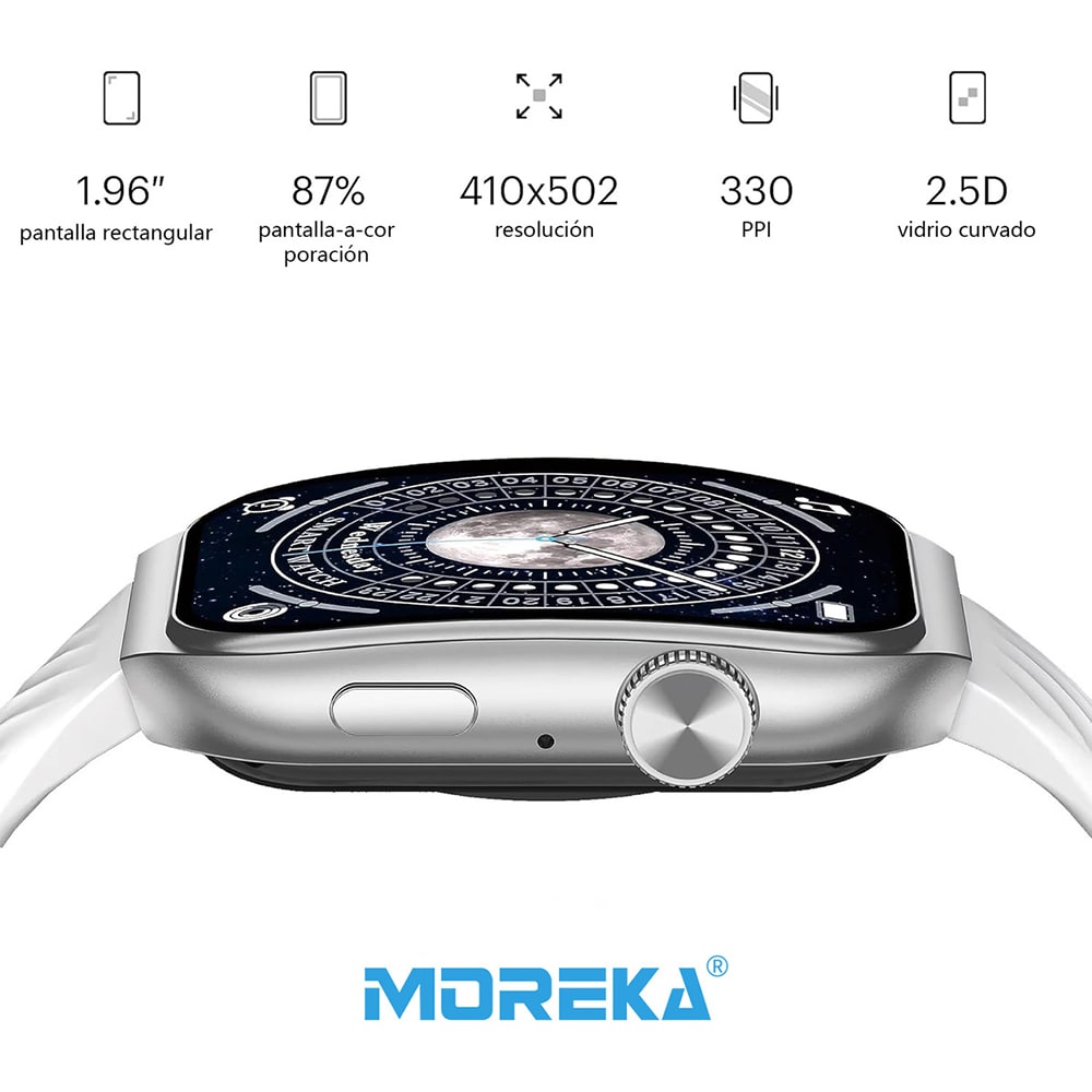 Smart Watch Moreka R03 pantalla amoled 2600mAh contra agua IPX6814