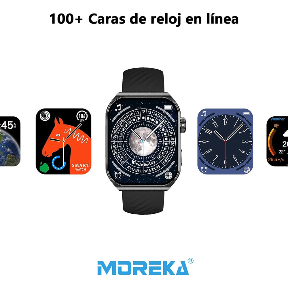 Smart Watch Moreka R03 pantalla amoled 2600mAh contra agua IPX6811