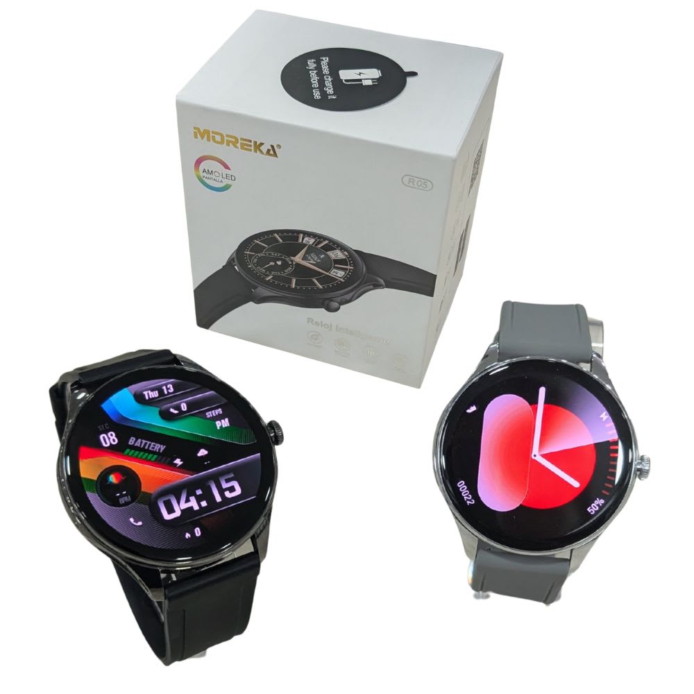 Smart Watch Moreka R05 pantalla Ultra HD Amoled contra agua IPX678