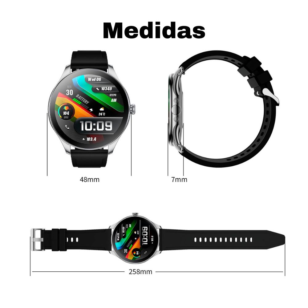Smart Watch Moreka R05 pantalla Ultra HD Amoled contra agua IPX677