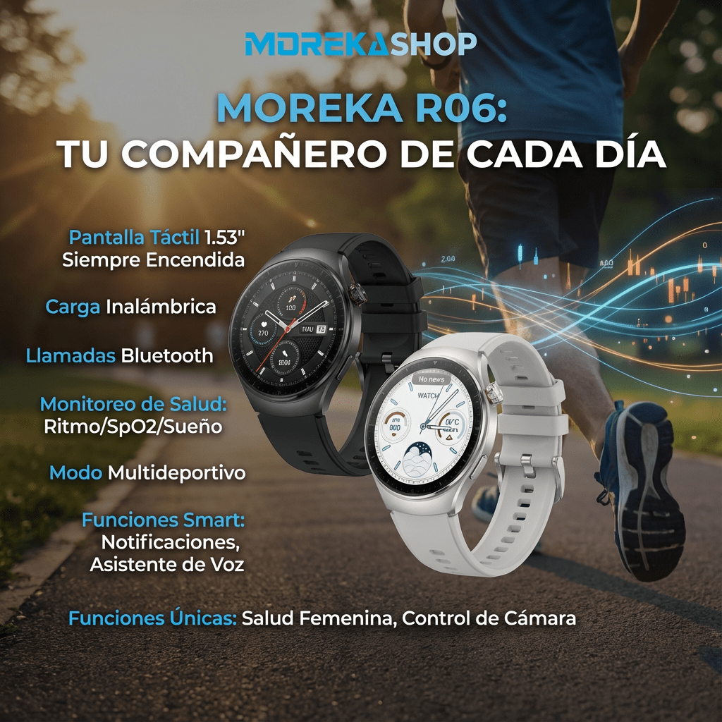 Smart Watch Moreka R06 pantalla HD 1.53