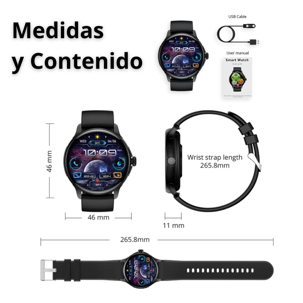 Smart Watch Moreka R08 pantalla HD Amoled  1.43