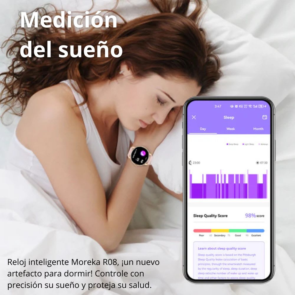 Smart Watch Moreka R08 pantalla HD Amoled  1.43