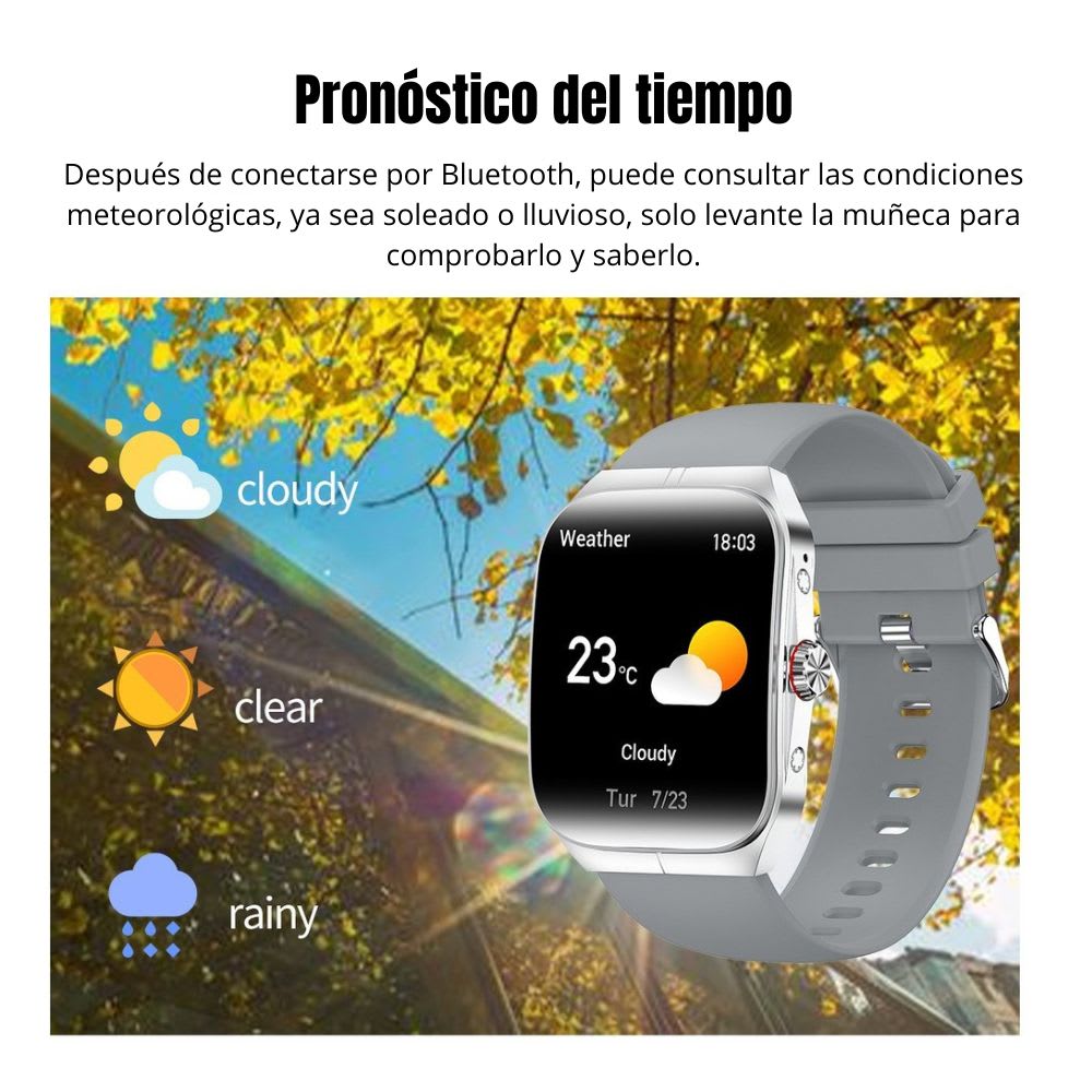Smartwatch Moreka R09 Ultra HD Amoled IPX68 Contra Agua6