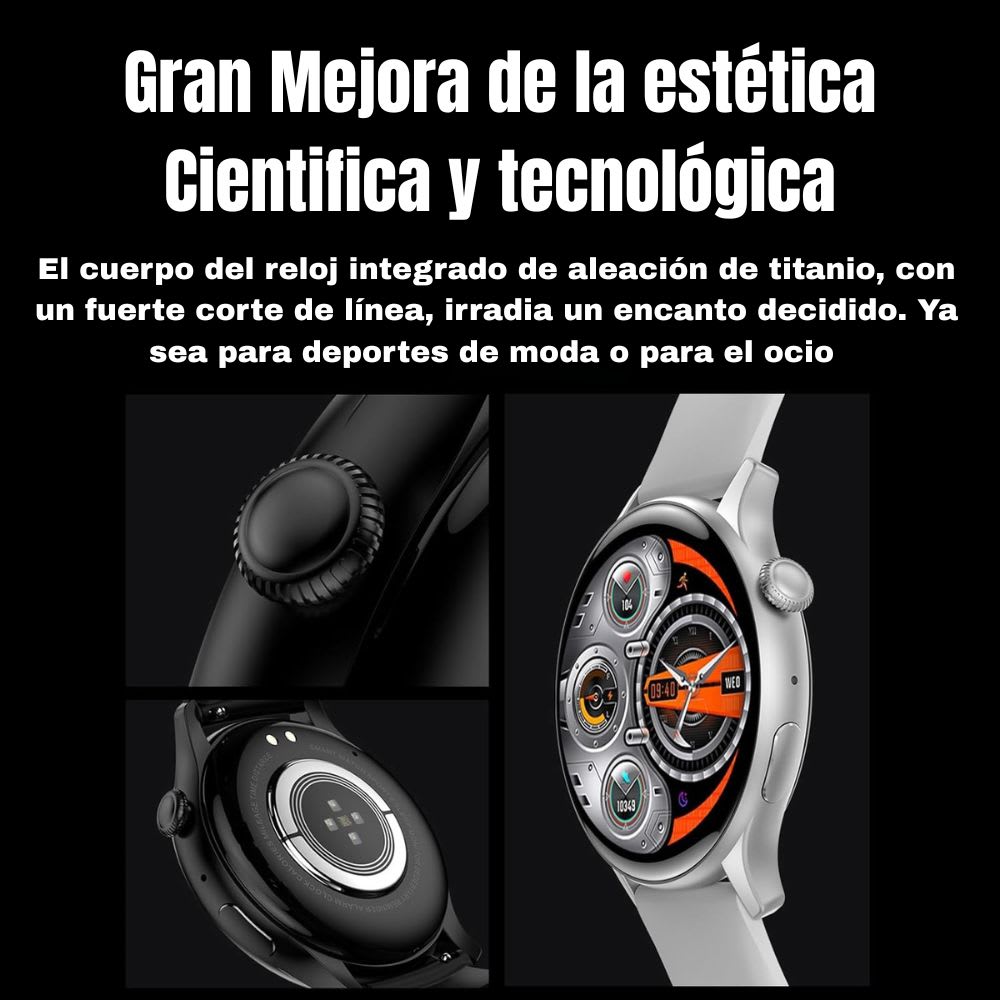 Smart Watch Moreka R12 pantalla Ultra HD 1.43