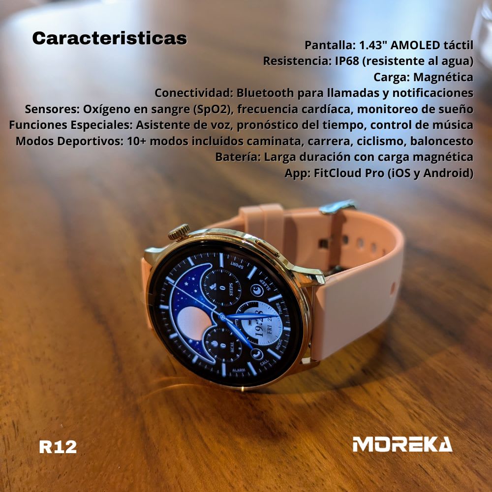 Smart Watch Moreka R12 Amoled 1.43