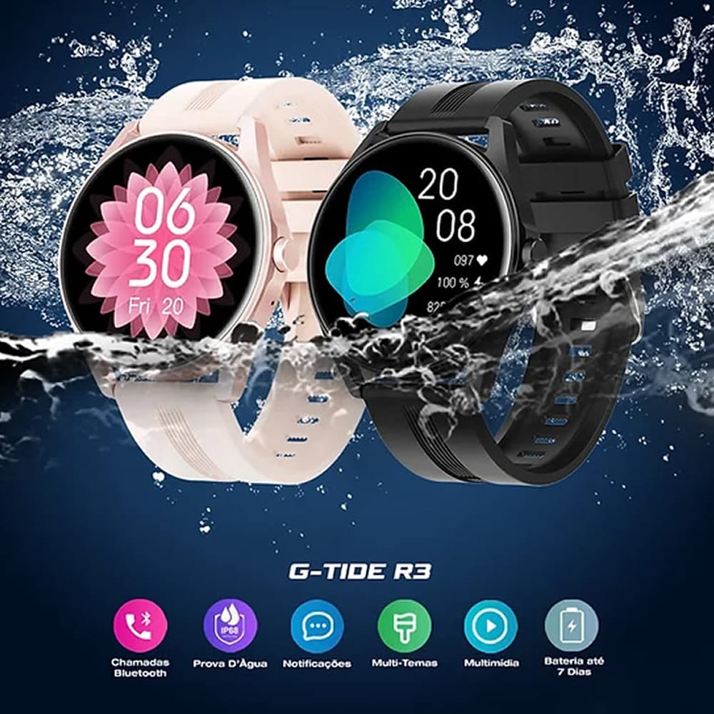 Reloj inteligente G-TIDE R3 resistente al agua 300 mAh3