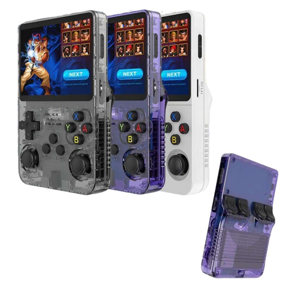 Consola de juegos portátil R36S 3.5 pulgadas retro 32 GB+64 GB r36s 0