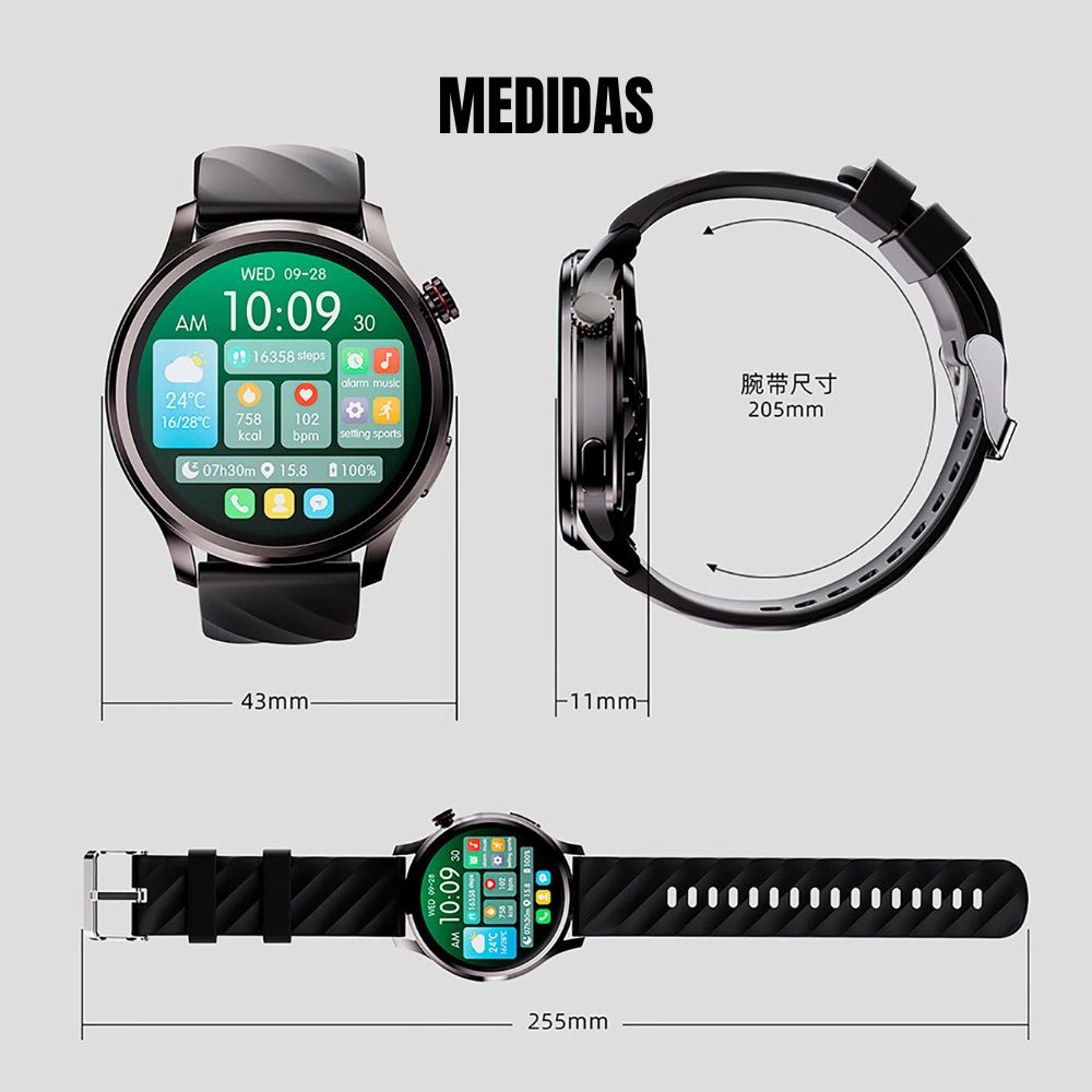 Smart Watch Moreka R04 pantalla Ultra HD Amoled contra agua IPX677