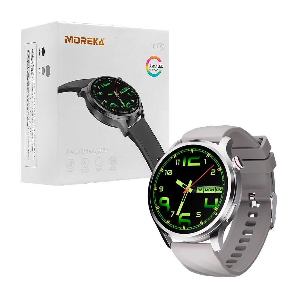 Smart Watch Moreka R04 pantalla Ultra HD Amoled contra agua IPX679