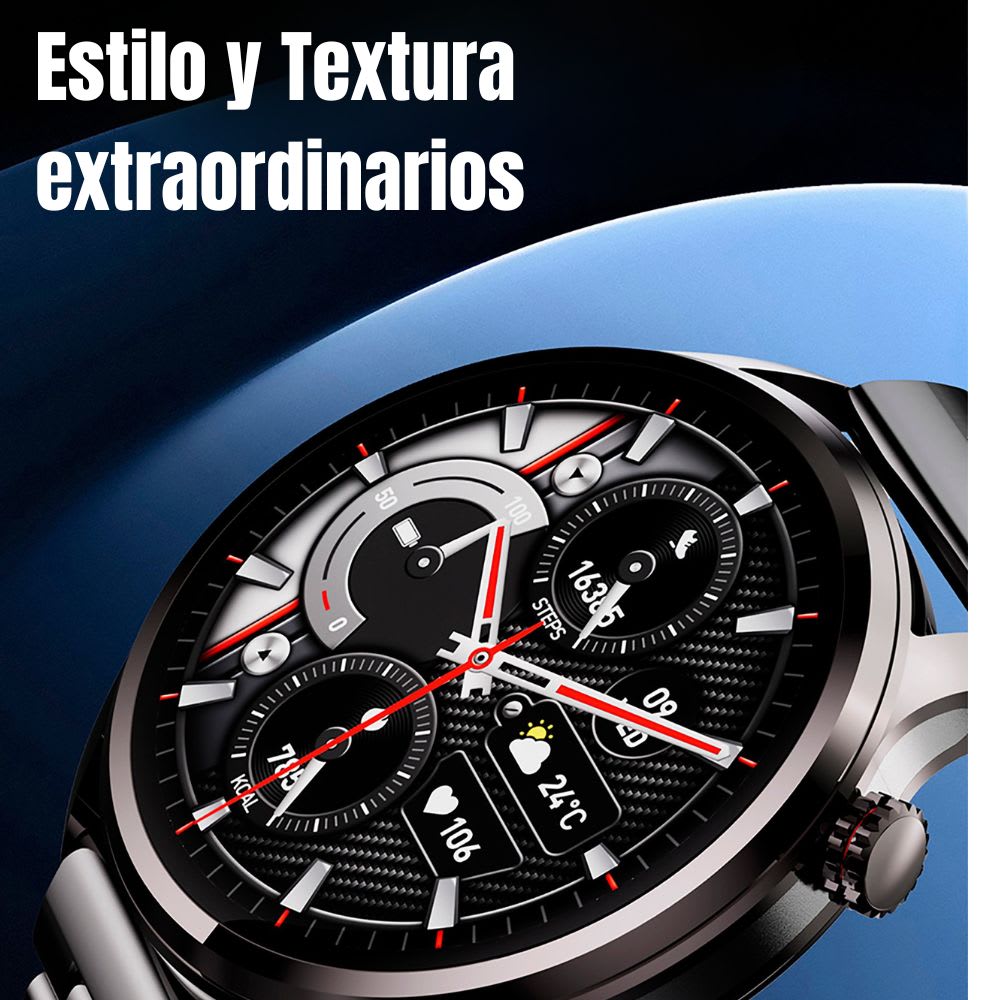 Smart Watch Moreka R04 pantalla Ultra HD Amoled contra agua IPX673
