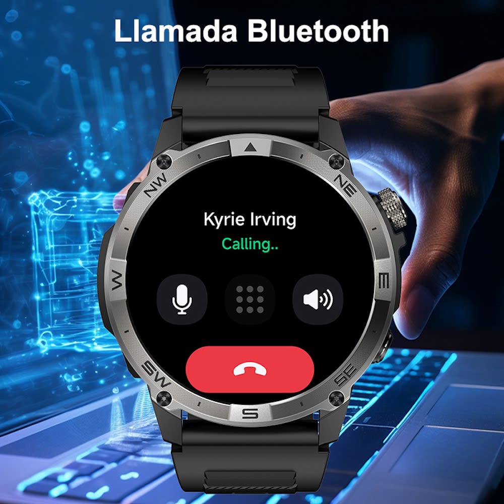 Smart Watch G-TIDE R6 PRO pantalla 1.43 GPS 260mAh 2 correas5