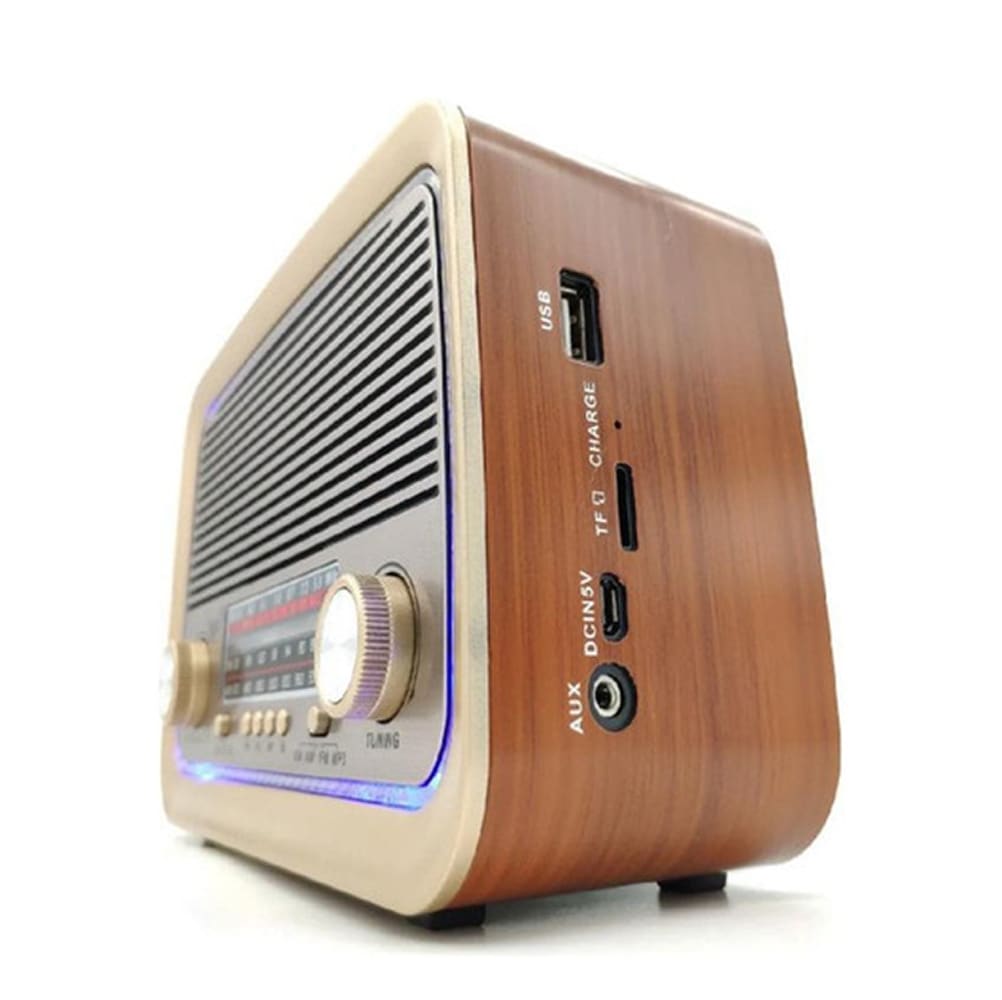 Bocina Radio FM - AM Moreka 225, Bluetooth, TF Card, Lampara, USB9